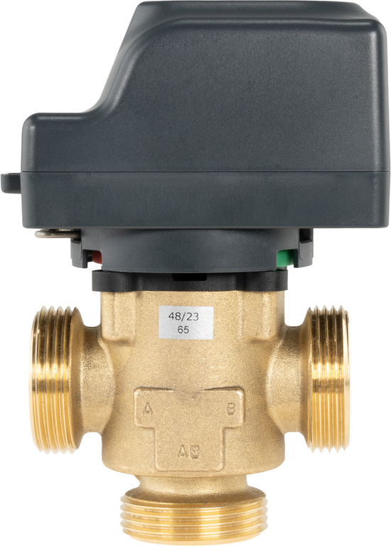 AZV 844 Valvola a 3 vie DN25 G1 1/4 di pollice Kvs 11 230 V AC AB-B