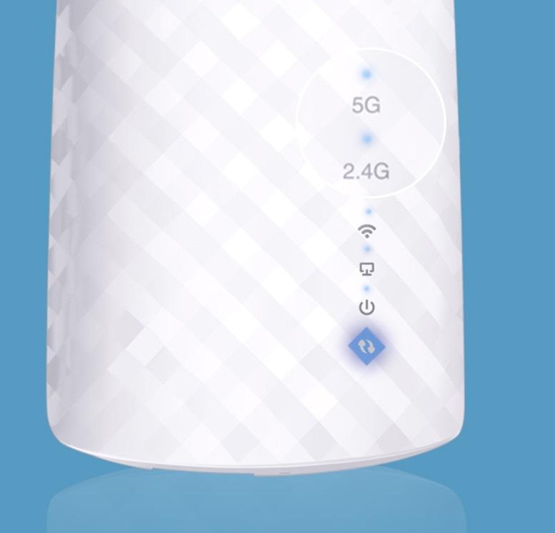 TP-Link RE190 WiFi-repeater - AC750 Dual Band WiFi-repeater