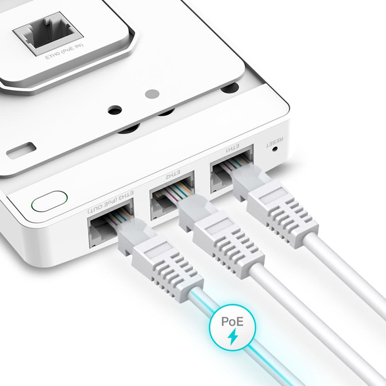 AP TP-LINK EAP615-Wall - nowoczesny punkt dostępowy montowany na ścianie