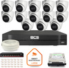 BCS Line IP Surveillance Kit 13x Camera BCS-L-EIP14FSR3-AI1 DVR with 1TB drive