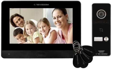 Video-Türsprechanlage REVIZOOM RM-T471HD BLACK/RC-411HD-C