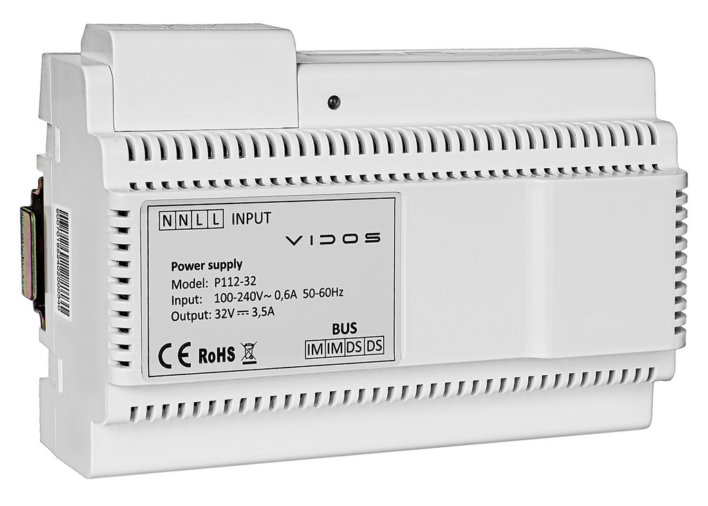 Alimentatore di sistema Vidos 2IP modello P112-32 per sistemi di monitoraggio