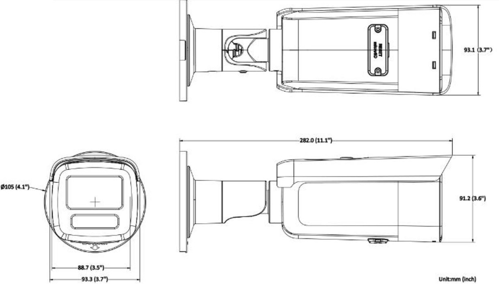 HIKVISION IP KAMERA DS-2CD2T66G2H-4I(2.8mm)/SCHWARZ