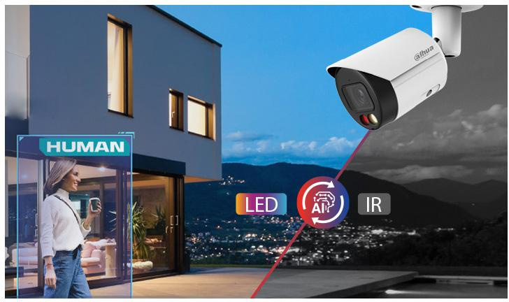 Telecamera IP Dahua 8mpx IPC-HDW2849TM-S-IL-0280B Nero