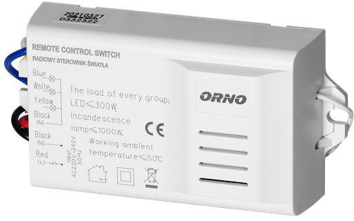 ORNO OR-GB-448 COMMANDE DE LUMIÈRE SANS FIL 2 télécommandes