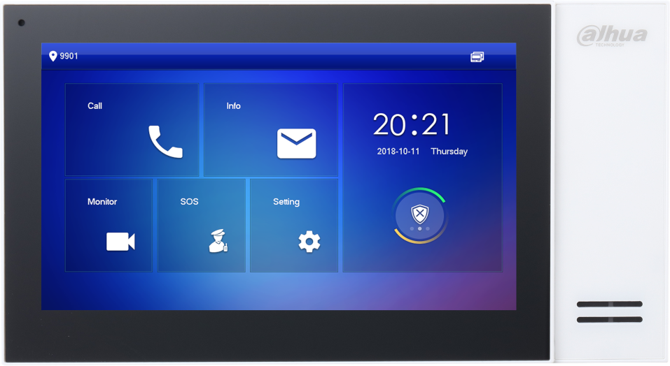 DAHUA VTH2421FW-P video intercom monitor with touch screen