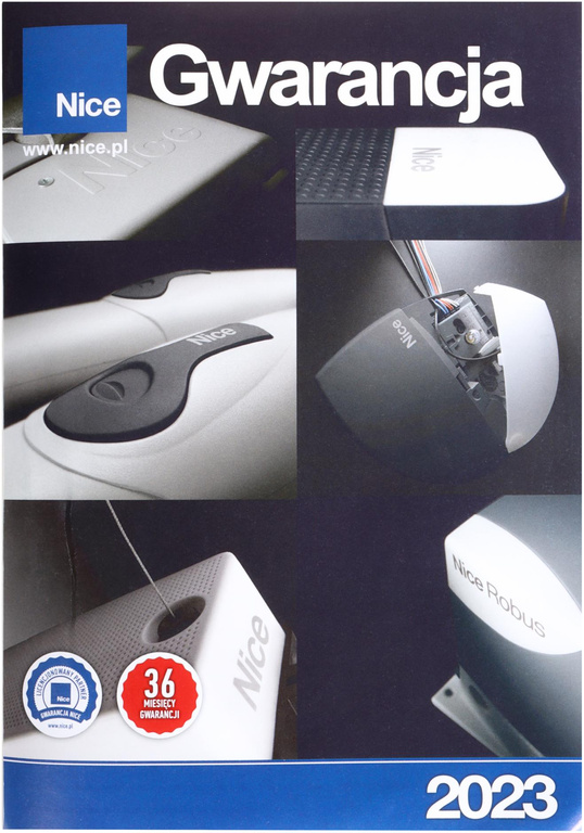 Set Nice WINGO 3524 24V for double-leaf gate without photocells