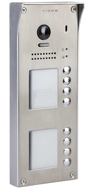 Acht-Teilnehmer-Türstation mit RFID-Leser