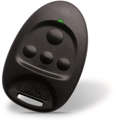 CAME SPACE SP4 (001PL0021) - telecomando a 4 canali con LED verde, compatibile con i ricevitori CAME a 433,92 MHz