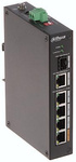 Switch Dahua PFS3106-4ET-60-V2 - 4 porte PoE, 60W, Fast Ethernet
